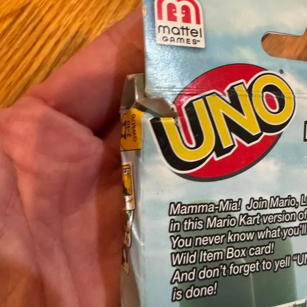 New Nintendo Mario Kart Uno